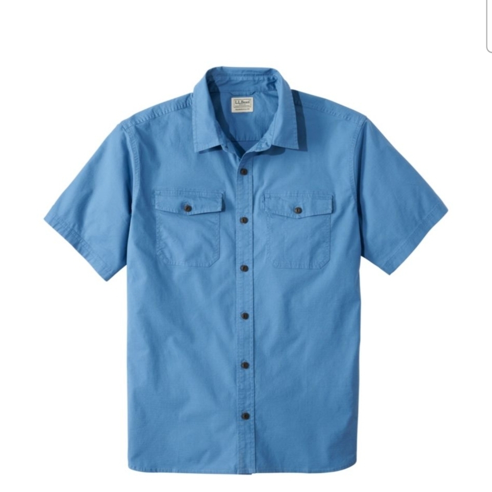 Men's Riverton Ripstop Shirt, Short-Sleeve, Traditional Untucked Fit XXXL